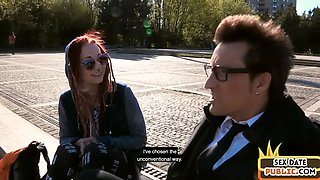 Real public pickup with pierced slut getting ravaged