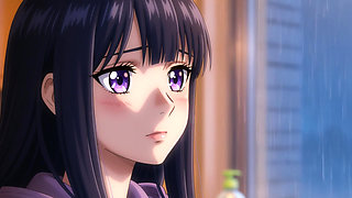 Hinata Hyuga sucking and fucking hard with Naruto Uzumaki in cowgirl, doggy style and missionary, intense moans, big ass bouncing, cream