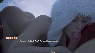 Christmas Blowjob Special with Stepmom - Big Natural Tits & Heart Problems