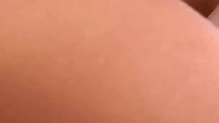 Ginger teen with sexy body gets anally fucked on the bed