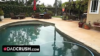 Dad Crush - tasty daughter-in-law easing stepdaddy\u2019s tension