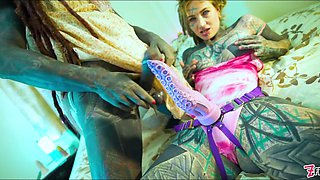 Hardcore Tattoo Couple Femdom - Lily Love Gets Rough