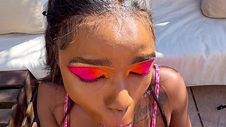 Thick Black Girl Fell Into His Dirty Trap and Got Creampied