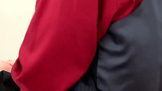 Secretary takes it in the ass before going home