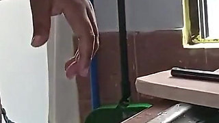 Mother-in-law Films Herself in the Kitchen and Shows Her Breasts