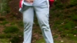 Jen Is Pissing in the Forest