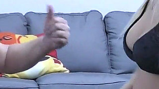 Stunning Blonde MILF Dominates Her Slave