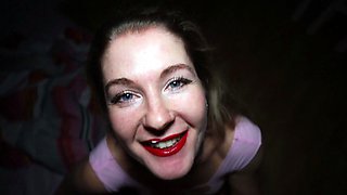 Shae Summers fucking a big cock close up