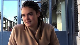 big ass babe gets rammed through torn fishnets