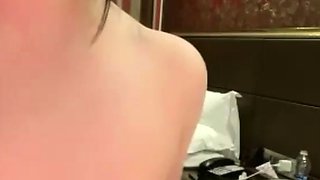 Amateur Asian does doggystyle with boyfriend