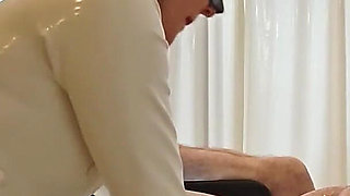 Deep Pegging and Ball Busting in a Epic Group Fisting