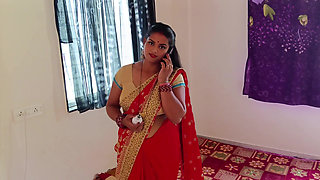 The Electrical Shop Owner Came to Riya Bhabhi's House to Put a Bulb When Riya Bhabhi Grabbed His Penis and Started Sucking It an