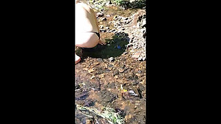 Stepmother showing off in public.