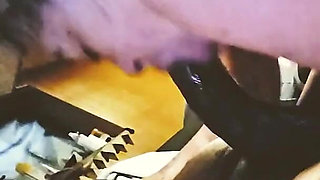 A college Teacher Sucking My Dick & Swallowing the Whole Load