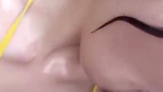 Slick Oil Soaked Gulp with a Smiling F Cup Tease in a Full Body Slippery Feast Part 3