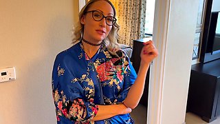 Blonde amateur milf does anal on pov camera 11