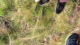 Vagina and Tit Punishment in the Woods