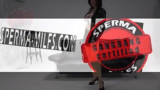 Big Tits MILF Gangbang Creampie - Cumshot Blowjob Orgy Party