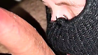 Sucking Him Deep While Playing with His Balls Kissing Like Lovers