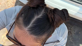 Mornign Fit in Public Finished with Quickie Fuck in Car Trunk