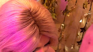 Having Sex in the Bathroom with the Blonde From Another World