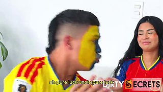 WE BET A SOCCER MATCH AGAINST SOME SPANISH FEMALE FANS AND ENDED UP FUCKING THEIR ASSES