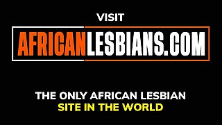 Thick Black Lesbian Licking Tight Pussy