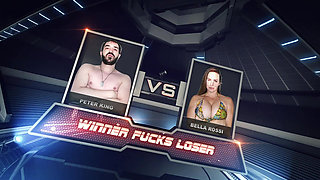 Bella Rossi Vs Peter King Mixed Wrestling