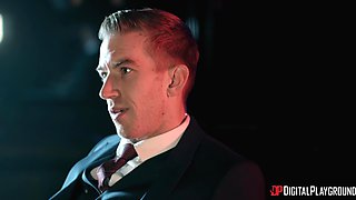 Abigail Mac's Steamy Threesome Ignites Passion in a Sultry Dinner