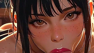 Stepmom Sucking Dick and Doggystyle Fuck in Office! Ai Asmr Porn