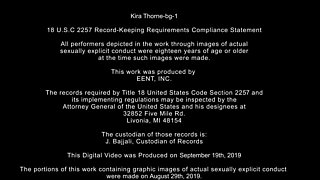 Blonde teen Vanessa Cage has hardcore sex in her bedroom