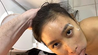 Bondage orgasm, extreme face fuck, japanese pov