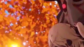 Genshin Impact's Fischl Fucked by Walking Mitachurl on a Harness Restraint Toy - Bondage Carry Fuck
