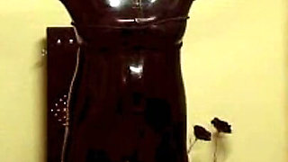 The Slave in Latex - Rough BDSM Action with Three People