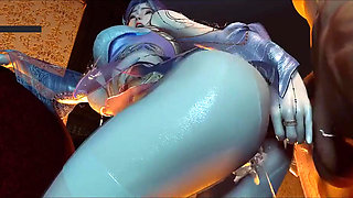 Goddess of Enchanted Fantasy Curves - 3D Animation Hentai