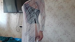 Kristino4ka24 Femboy Sheer Dress