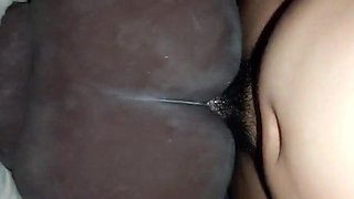 Pulverizing a massive black gal while her vag takes all my jizz / Me follo a una culona negra y su fuckbox me absorbe todo el man chowder
