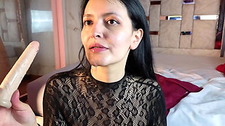 Sloppy Dildo Play: Leaving my face soaked until dripping