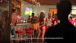 Dominos Beach 21: Victory Party Start & Christine's Anniversary Worry (sfw)