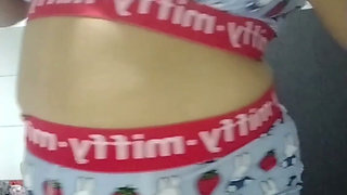 Sexy Filipina MILF, Playing in Her Miffy Bra & Panties