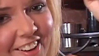 The Horny Blonde with Her Provocative Penis