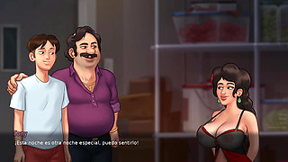 MY STEPFATHER'S CUCKOLD WANTS TO SEE HOW I FUCK HIS WIFE - summertime saga