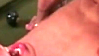 She Pees on His Pool Table