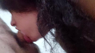 EXTREME CLOSE UP, THESE LIPS GO ALL THE WAY TO THE BOTTOM OF THE HARD COCK