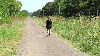 Patricia Undresses Under the Summer Sun