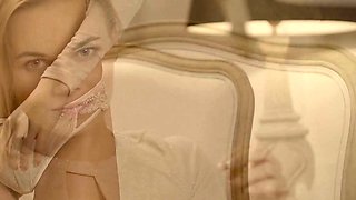 Sexy petite blonde MILF babes softcore