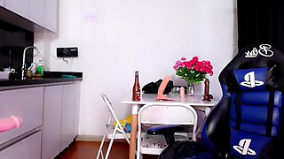 Beautiful Sonya having a horny solo toy masturbation