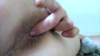 My Fingertip in My Clean Pink Butthole, Then Sucking & Tasting It