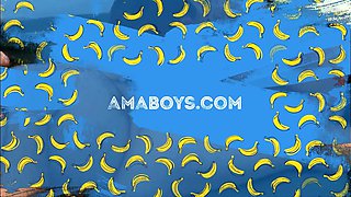 Fat Bear Stroking His Big Cock