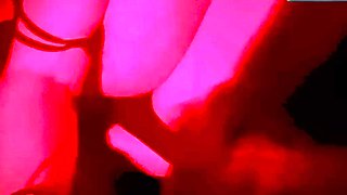 Married chick prepping to give oral jobs at night club -